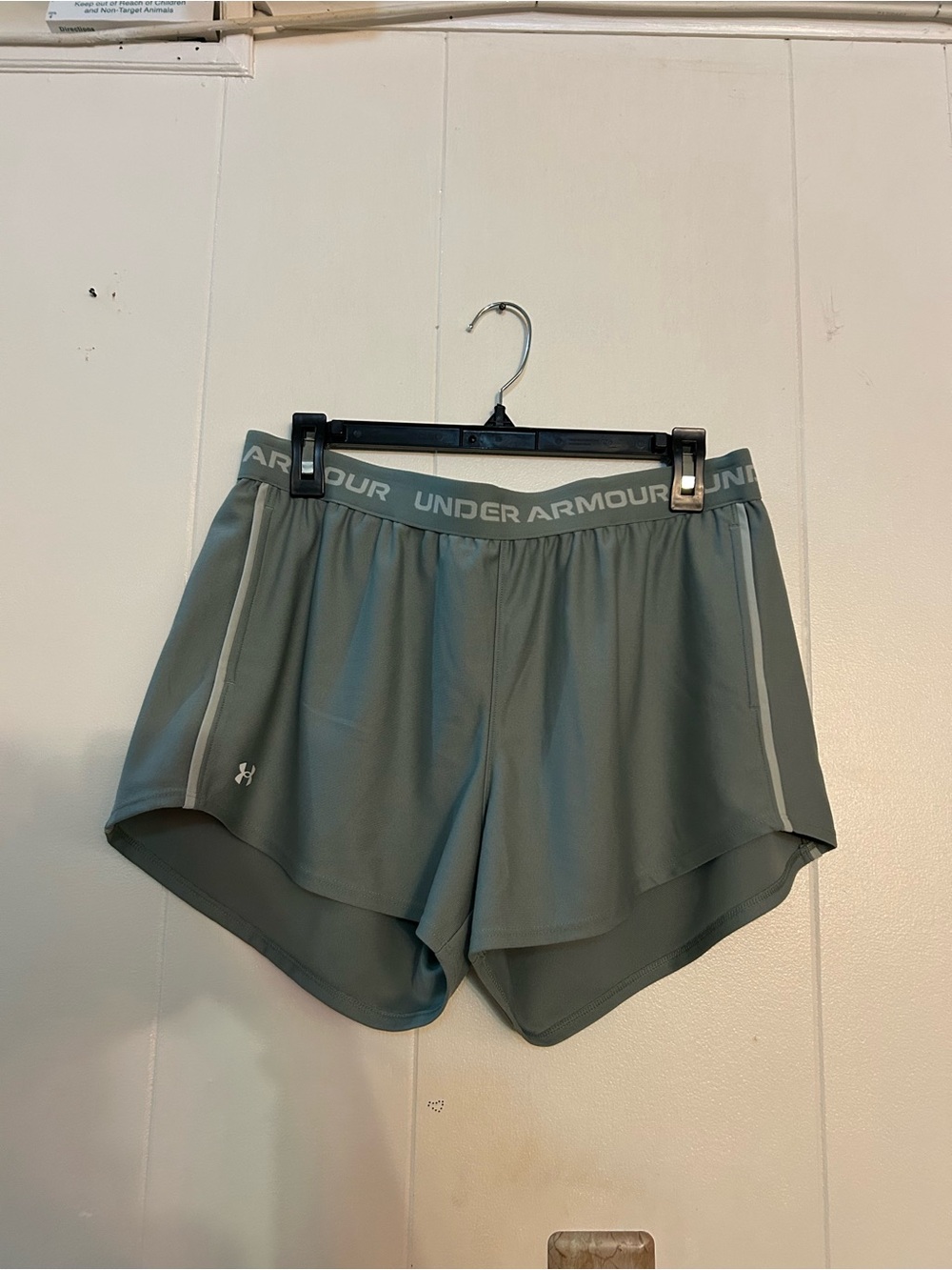 Under Armour Sage Green Women's Performance Running Shorts